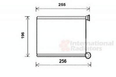 VAN WEZEL 09006281 -  Теплообменник, отопление салона